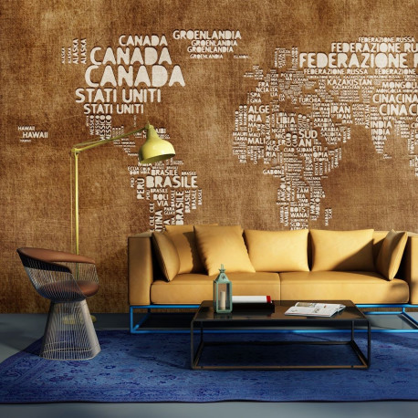 Fototapeet - Antique Italian map - 400x309