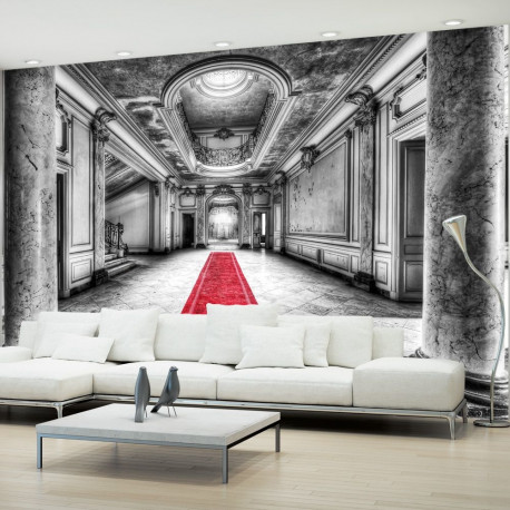 Fototapeet - Mystery marble - black and white - 300x210
