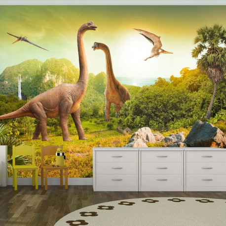 Fototapeet - Dinosaurs - 100x70