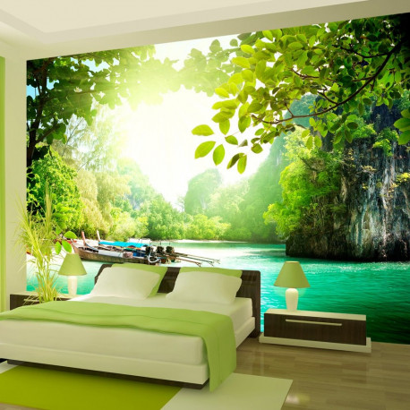 Fototapeet - Heavenly landing - 100x70