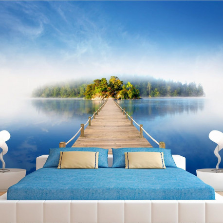 Fototapeet - Mysterious island - 100x70