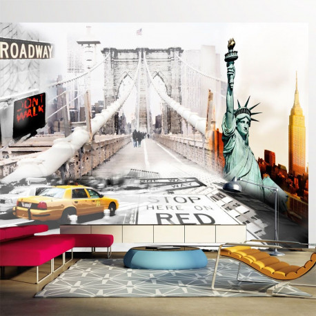 Fototapeet - New York streets - 400x280