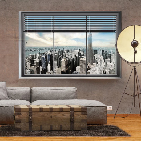Fototapeet - New York window - 100x70
