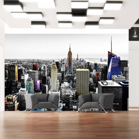 Fototapeet - Iridescent skyscrapers - 350x245
