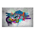 Fototapeet - Graffiti eye - 100x70