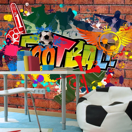 Fototapeet - Football fans! - 200x140