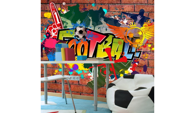 Fototapeet - Football fans! - 200x140