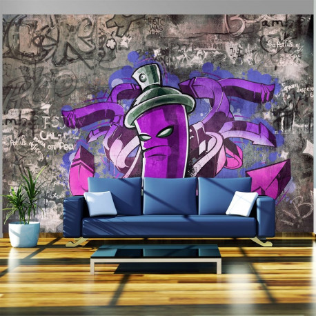 Fototapeet - Graffiti spray can - 100x70