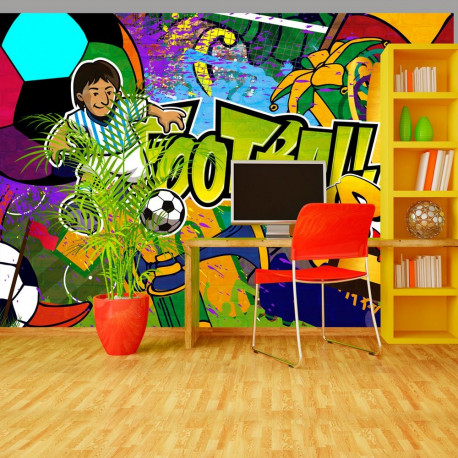 Fototapeet - Football Cup - 200x140