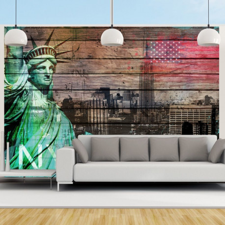 Fototapeet - NYC symbols - 100x70