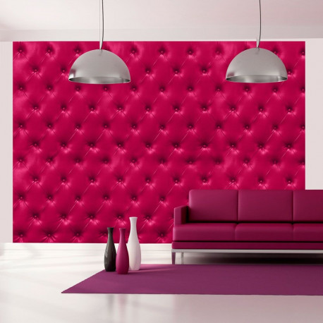 Fototapeet - Fuchsia rhombuses - 200x140