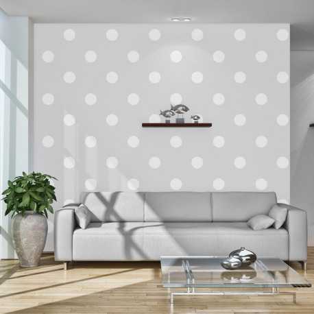 Fototapeet - Cheerful polka dots - 100x70