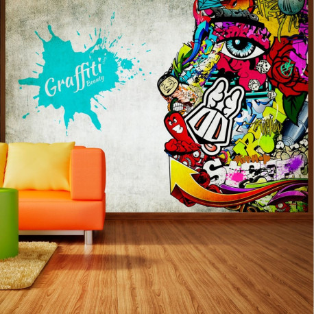 Fototapeet - Graffiti beauty - 150x105