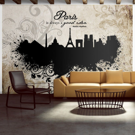 Fototapeet - Paris is always a good idea - vintage - 200x140