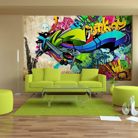Fototapeet - Funky - graffiti - 150x105