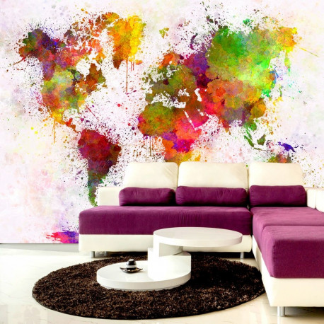 Fototapeet - Dyed World - 100x70