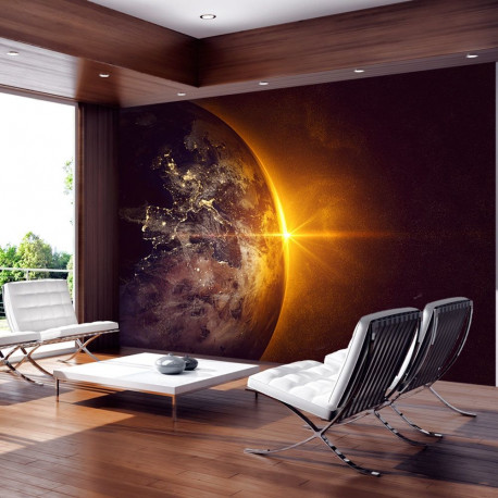 Fototapeet - Golden Earth - 100x70