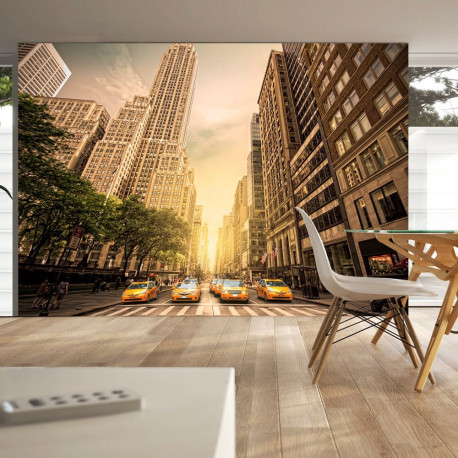 Fototapeet - In the shadow of skyscrapers - 350x245