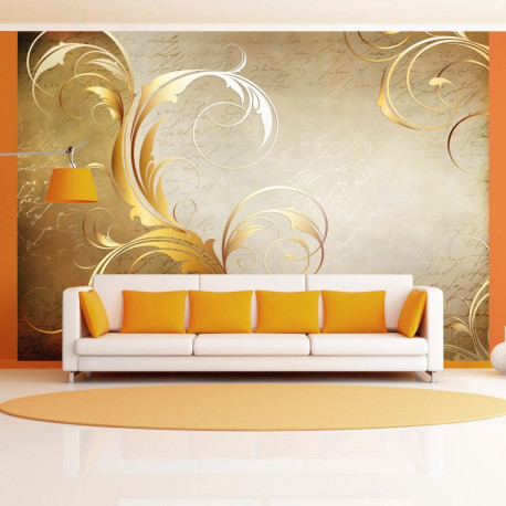 Fototapeet - Gold leaf - 350x245