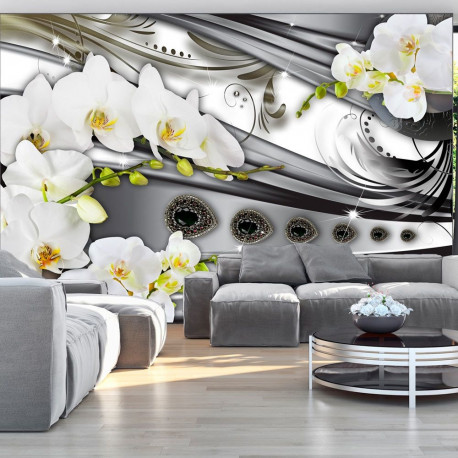 Fototapeet - Orchids & jewelry - 200x140
