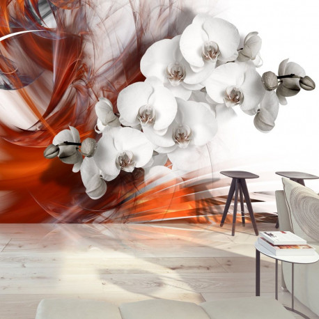 Fototapeet - Orchid on fire II - 100x70