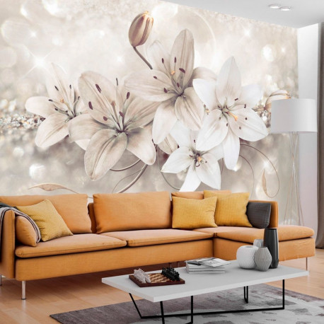 Fototapeet - Diamond Lilies - 150x105