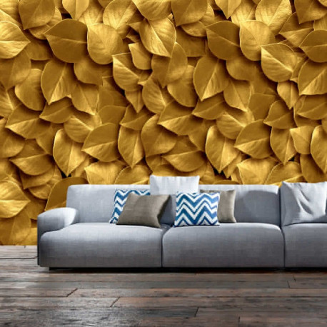 Fototapeet - Golden Leaves - 250x175