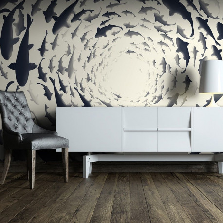 Fototapeet - Fish swirl - 100x70