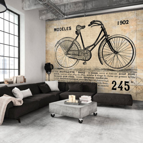 Fototapeet - Old School Bicycle - 250x175