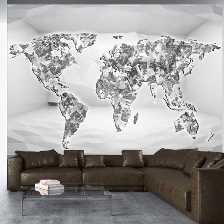 Fototapeet - Diamond map - 350x245