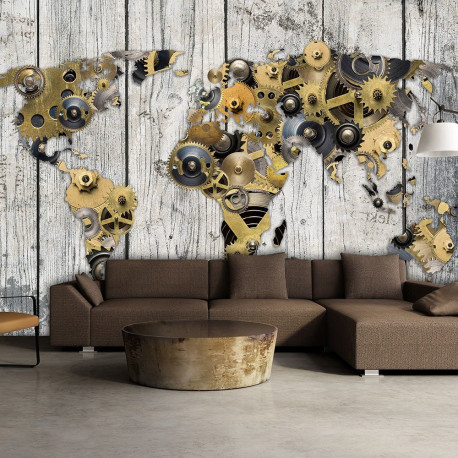 Fototapeet - Mechanical World - 150x105