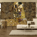 Fototapeet - Klimt inspiration: Golden Kiss - 400x280