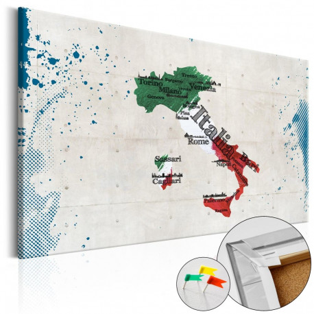 Pilt korgil - Italy [Cork Map] - 60x40