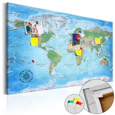 Pilt korgil - Traditional Cartography [Cork Map] - 90x60