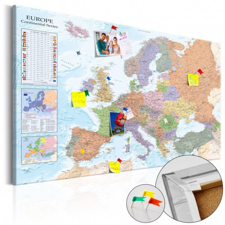 Pilt korgil - World Maps: Europe [Cork Map] - 90x60