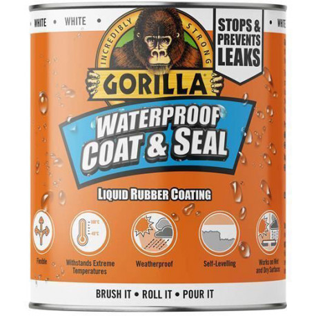  Gorilla sealant Coat & Seal 473ml, white