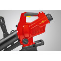 WOLF-Garten cordless leaf vacuum/leaf blower LYCOS 40/480 V set, 40 volts (red/black, Li-ion battery