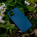 Satin case for Samsung Galaxy A35 5G dark blue