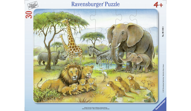 Ravensburger puzzle Aafrika loomad 30pcs