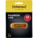 6x1 Intenso Rainbow Line    64GB USB Stick 2.0