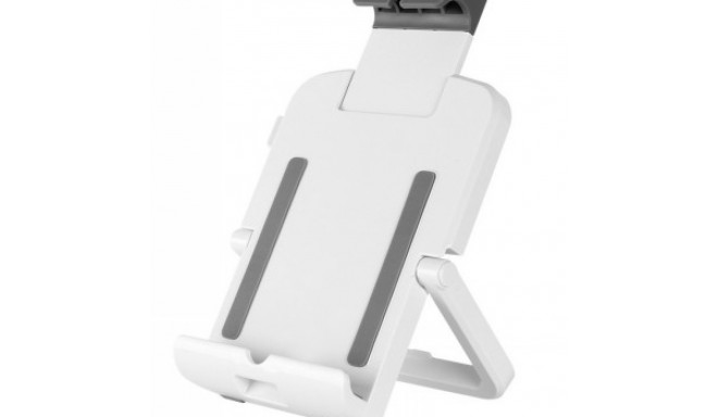 NEWSTAR TABLET DESK STAND (FITS MOST 7"-10,1" TABLETS, CAN ALSO BE MOUNTED ON VESA 75X75) 1 KG WHITE