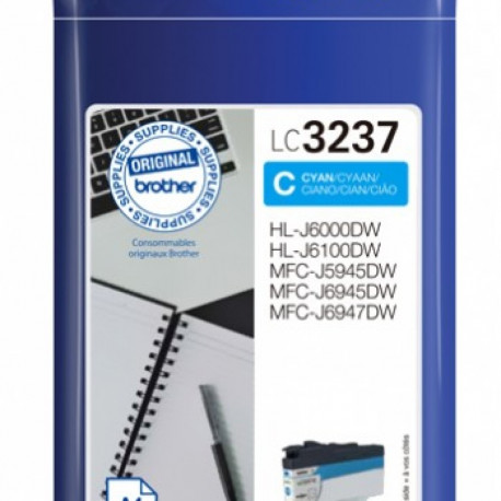 BROTHER LC3237C TONER CYAN 1500