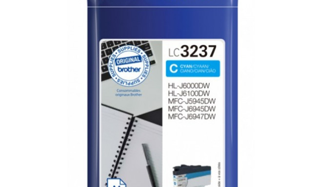 BROTHER LC3237C TONER CYAN 1500