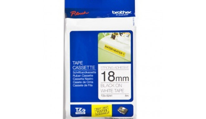 BROTHER TZES241 18 BLACK ON WHITE STR. A