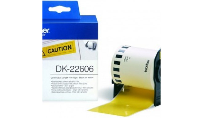 BROTHER DK22606 YELLOW FILM TAPE 62MM