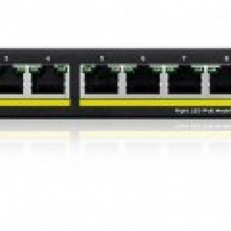 ZYXEL GS1915-8EP, 8-PORT GBE POE SMART HYBRID MODE SWITCH, STANDALONE OR NEBULAFLEX CLOUD, 60 WATT 8