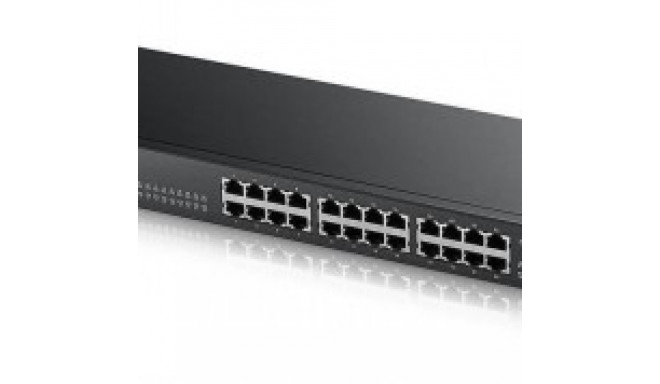 ZYXEL GS1900-24 V2, 24-PORT GBE L2 SMART SWITCH, RACKMOUNT, FANLESS