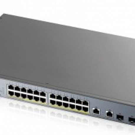 ZYXEL GS1350-26HP, 26 PORT MANAGED CCTV POE SWITCH, LONG RANGE, 375W (1 YEAR NCC PRO PACK LICENSE BU