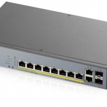 ZYXEL GS1350-12HP, 12 PORT MANAGED CCTV POE SWITCH, LONG RANGE, 130W (1 YEAR NCC PRO PACK LICENSE BU