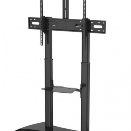 NEWSTAR MOBILE FLAT SCREEN FLOOR STAND (HEIGHT: 128-160 CM) 60-100" BLACK